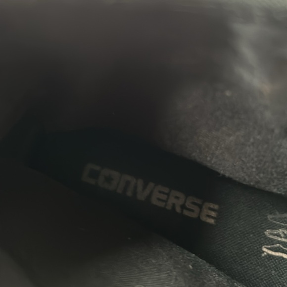 Converse High Top Sneakers in White with Purple, Pink, Blue Floral Print - Picture 13 of 16